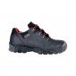 NOIR - Chaussure de sécurité S7S professionnelle de travail noire en cuir EN ISO 20345 S7S homme logistique chantier manutention