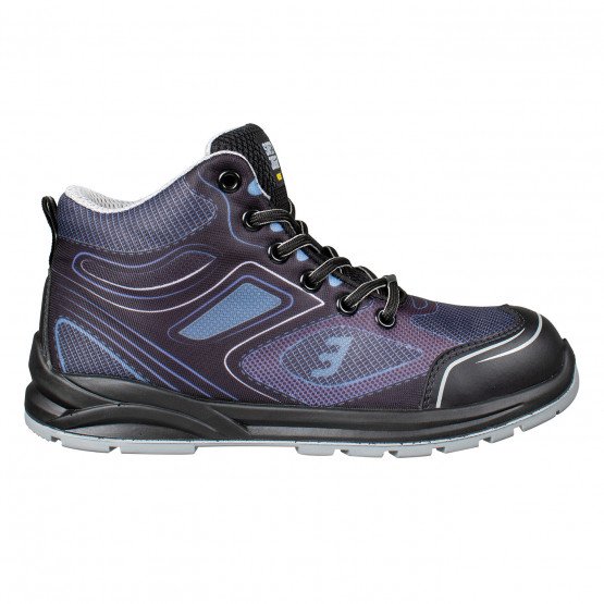 GRIS - Chaussure de sécurité S1P professionnelle de travail EN ISO 20345 S1P mixte manutention chantier transport artisan