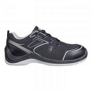 NOIR - Chaussure de sécurité S3S professionnelle de travail noire EN ISO 20345 S3S mixte manutention logistique transport