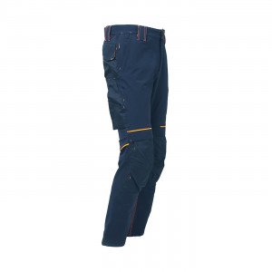 NOIR/FLUO - Pantalon de travail professionnel homme transport artisan logistique chantier