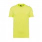 JAUNE FLUO - Tee-shirt professionnel de travail à manches courtes mixte manutention artisan logistique chantier