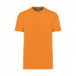ORANGE FLUO - Tee-shirt professionnel de travail à manches courtes mixte manutention artisan logistique chantier