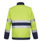 JAUNE/MARINE - Blouson professionnel de travail homme artisan transport chantier manutention