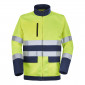 JAUNE/MARINE - Blouson professionnel de travail homme logistique chantier transport artisan