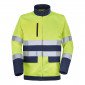 JAUNE/MARINE - Blouson professionnel de travail homme artisan transport chantier manutention