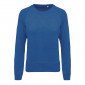 BLEU - Sweat shirt éco responsable professionnel de travail 80% coton biologique / 20% polyester certifié OCS Blended - Organic 