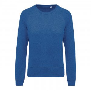 BLEU - Sweat shirt éco responsable professionnel de travail 80% coton biologique / 20% polyester certifié OCS Blended - Organic 