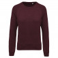 BORDEAUX - Sweat shirt éco responsable professionnel de travail 80% coton biologique / 20% polyester certifié OCS Blended - Orga
