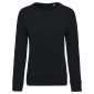 NOIR - Sweat shirt éco responsable professionnel de travail 80% coton biologique / 20% polyester certifié OCS Blended - Organic 