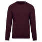 BORDEAUX - Sweat shirt Bio professionnel de travail 80% coton biologique / 20% polyester certifié OCS Blended - Organic Content 