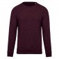 BORDEAUX - Sweat shirt Bio professionnel de travail 80% coton biologique / 20% polyester certifié OCS Blended - Organic Content 