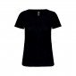 NOIR - Tee-shirt professionnel de travail à manches courtes 100% coton biologique, et 90% coton / 10% viscose pour les coloris c