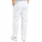 BLANC - Pantalon professionnel de travail mixte aide a domicile infirmier auxiliaire de vie médical