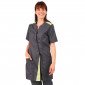 ARDOISE/ANIS - Blouse professionnelle de travail à manches courtes femme médical aide a domicile infirmier auxiliaire de vie