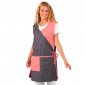 ARDOISE/PAPAYE - Chasuble tablier blouse professionnel femme entretien auxiliaire de vie menage aide a domicile