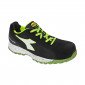 NOIR/VERT - Chaussure de sécurité S1P professionnelle de travail noire ISO EN 20345 S1P mixte artisan transport chantier logisti