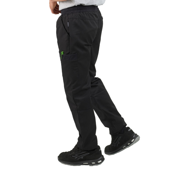 Pantalon élastiqué professionnel de travail mixte cuisine infirmier hôtel  médical, VP240