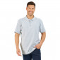 GRIS - Polo professionnel de travail homme aide a domicile médical auxiliaire de vie infirmier