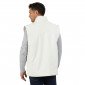 BLANC - Gilet de chambre froide professionnel de travail sans manches mixte serveur restauration cuisine hôtel