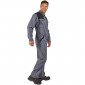 GRIS/NOIR - Combinaison professionnelle de travail homme artisan transport chantier manutention