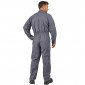 GRIS/NOIR - Combinaison professionnelle de travail homme artisan transport chantier manutention