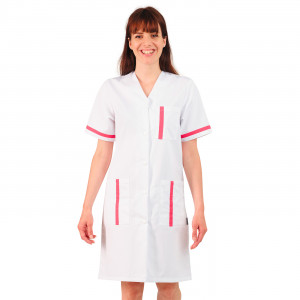 Blouse Blanche De Chimie - Manches Longues Unisexe Pour Lycée, Labo, Pharmacie - Pratique Et Infroissable