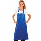 BLEU - Tablier plastique PVC pour femme de cuisine professionnel blanc en PVC femme restaurant entretien restauration menage