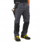 GRIS/NOIR - Pantalon de travail professionnel homme transport artisan manutention chantier