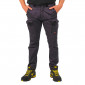 GRIS/NOIR - Pantalon de travail professionnel homme manutention chantier transport artisan