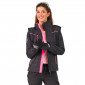 GRIS/ROSE - Softshell professionnelle de travail femme manutention chantier logistique artisan