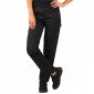 NOIR - Pantalon élastiqué professionnel de travail femme auxiliaire de vie infirmier aide a domicile médical