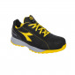 NOIR/JAUNE - Chaussure de sécurité S3 professionnelle de travail noire EN ISO 20345 S3 mixte logistique artisan manutention chan