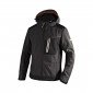 KAKI/NOIR - Softshell professionnelle de travail homme logistique artisan manutention chantier