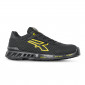 NOIR/JAUNE - Chaussure de sécurité S3S professionnelle de travail noire EN ISO 20345 S3S homme transport logistique foyer manute