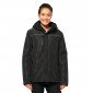 NOIR - Parka professionnel de travail Ripstop 100% Polyester avec une Garniture intérieure 100% polyester mixte manutention chan