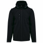 NOIR - Softshell professionnelle de travail mixte aide a domicile entretien auxiliaire de vie menage