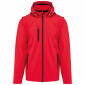 ROUGE - Softshell professionnelle de travail mixte menage aide a domicile entretien auxiliaire de vie