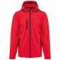 ROUGE - Softshell professionnelle de travail mixte aide a domicile entretien auxiliaire de vie menage