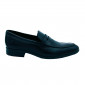 NOIR - Chaussure de service professionnelle de travail noire en cuir EN ISO 20347 homme hôtel restaurant cuisine serveur