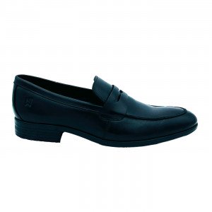 NOIR - Chaussure de service professionnelle de travail noire en cuir ISO EN 20347 homme restauration cuisine hôtel serveur