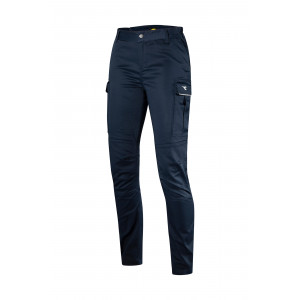 NOIR - Pantalon de travail professionnel femme chantier aide a domicile artisan auxiliaire de vie
