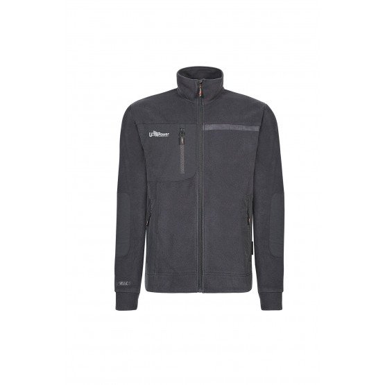 GRIS - Veste polaire professionnelle de travail à manches longues homme logistique chantier transport artisan