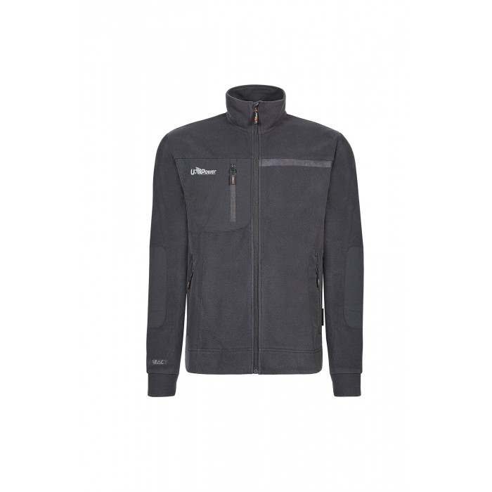 Veste Polaire De Travail Uvex Echor Pour Homme – Polaire Sherpa – Résistante à L’abrasion – Coupe Sportive – Poches Zippées