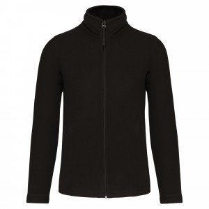 NOIR - Veste polaire professionnelle de travail à manches longues homme aide a domicile infirmier auxiliaire de vie médical