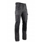 GRIS/NOIR - Pantalon de travail professionnel homme artisan manutention chantier logistique