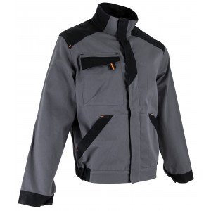 GRIS/NOIR - Veste de travail professionnelle homme transport artisan manutention chantier