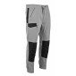 GRIS/NOIR - Pantalon de travail professionnel homme manutention artisan logistique chantier