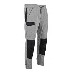 GRIS/NOIR - Pantalon de travail professionnel homme artisan transport chantier logistique