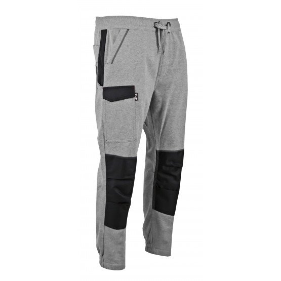 GRIS/NOIR - Pantalon de travail professionnel homme manutention artisan logistique chantier