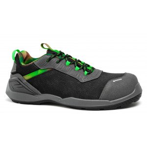 NOIR - Chaussure de sécurité S1PS professionnelle de travail noire EN ISO 20345 S1PS homme logistique artisan manutention chanti